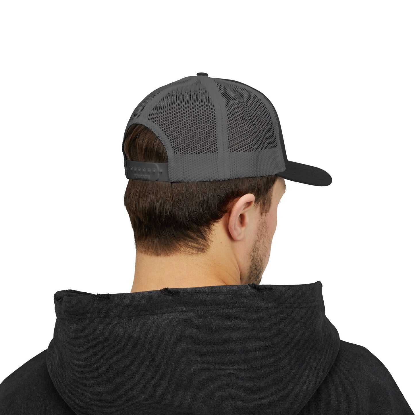 Gray & White Mesh Trucker Hat | OnlyDetailers Logo
