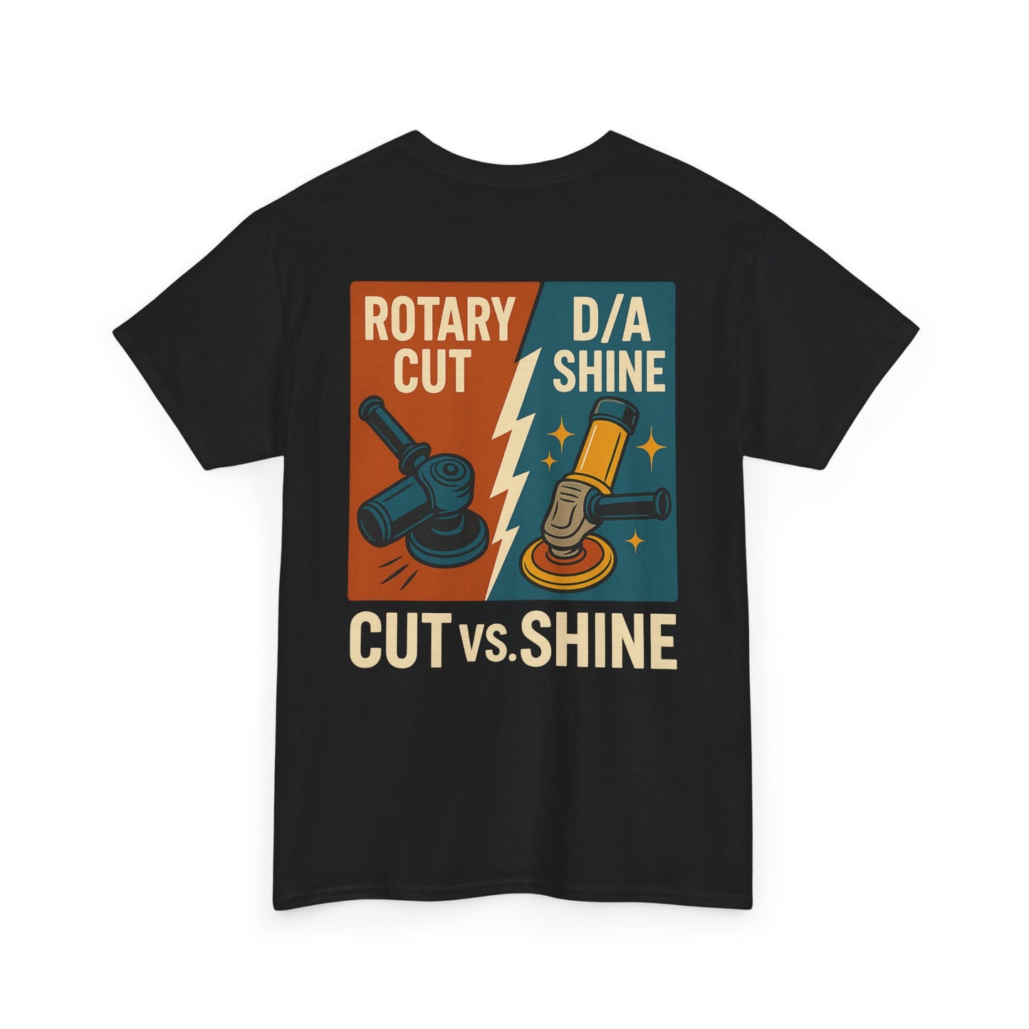 Rotary Grit vs. D/A Finesse – Retro Detailer's Tee