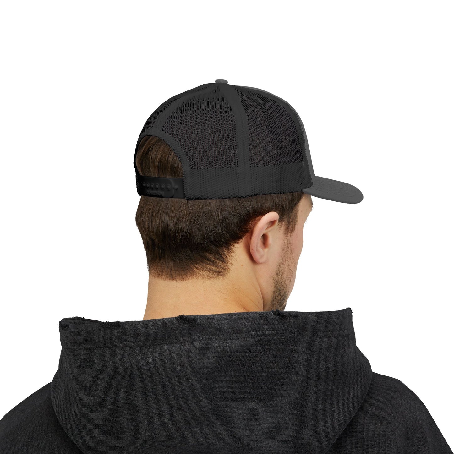Gray & White Mesh Trucker Hat | OnlyDetailers Logo