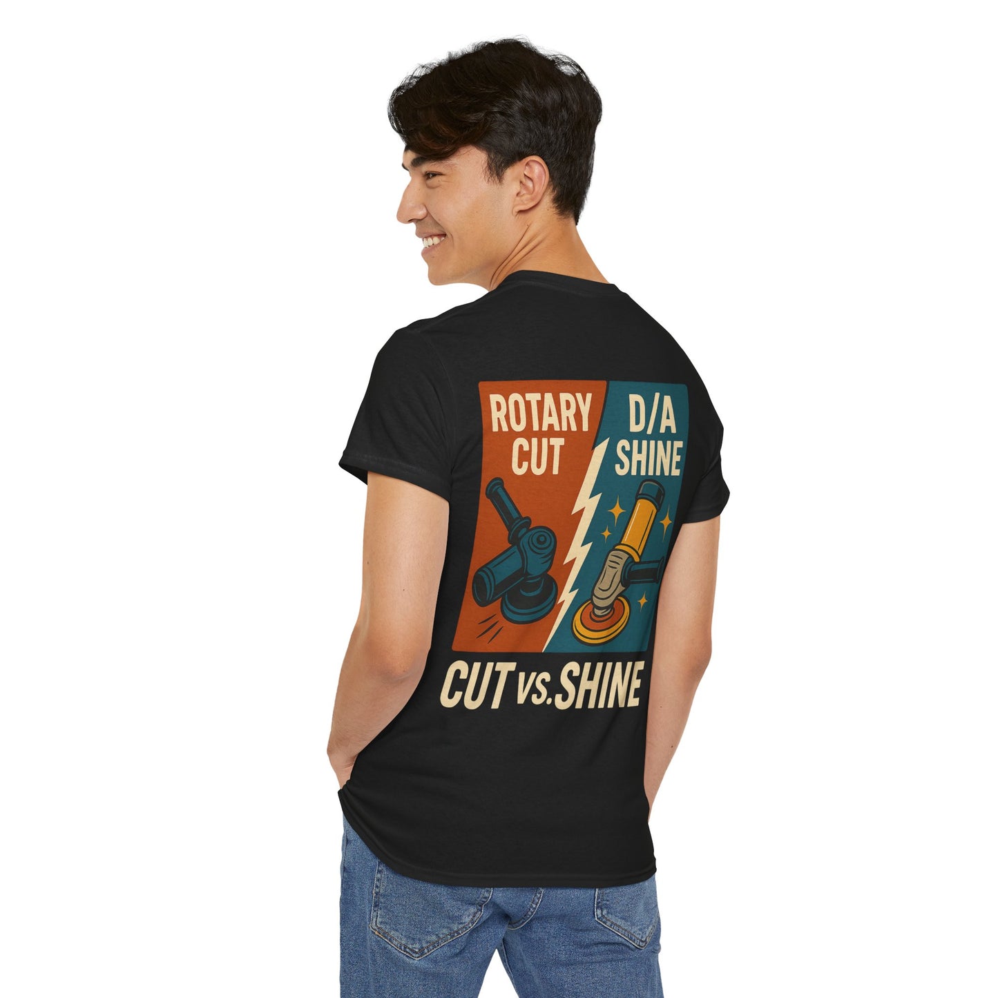 Rotary Grit vs. D/A Finesse – Retro Detailer's Tee
