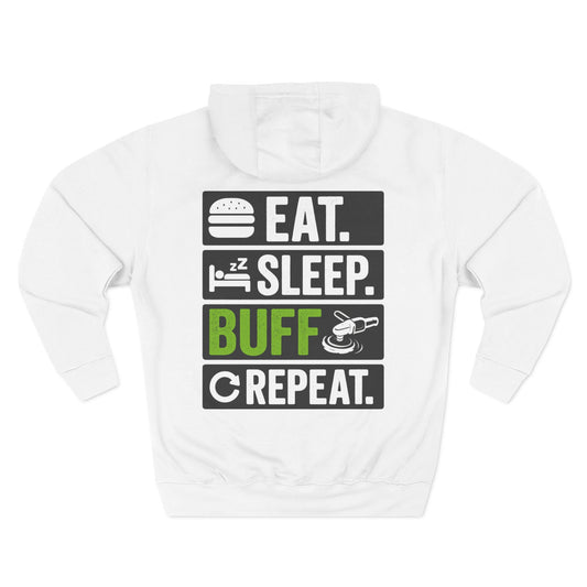 Detailing Lifestyle Hoodie – Eat Sleep Buff Repeat – Car Care Apparel