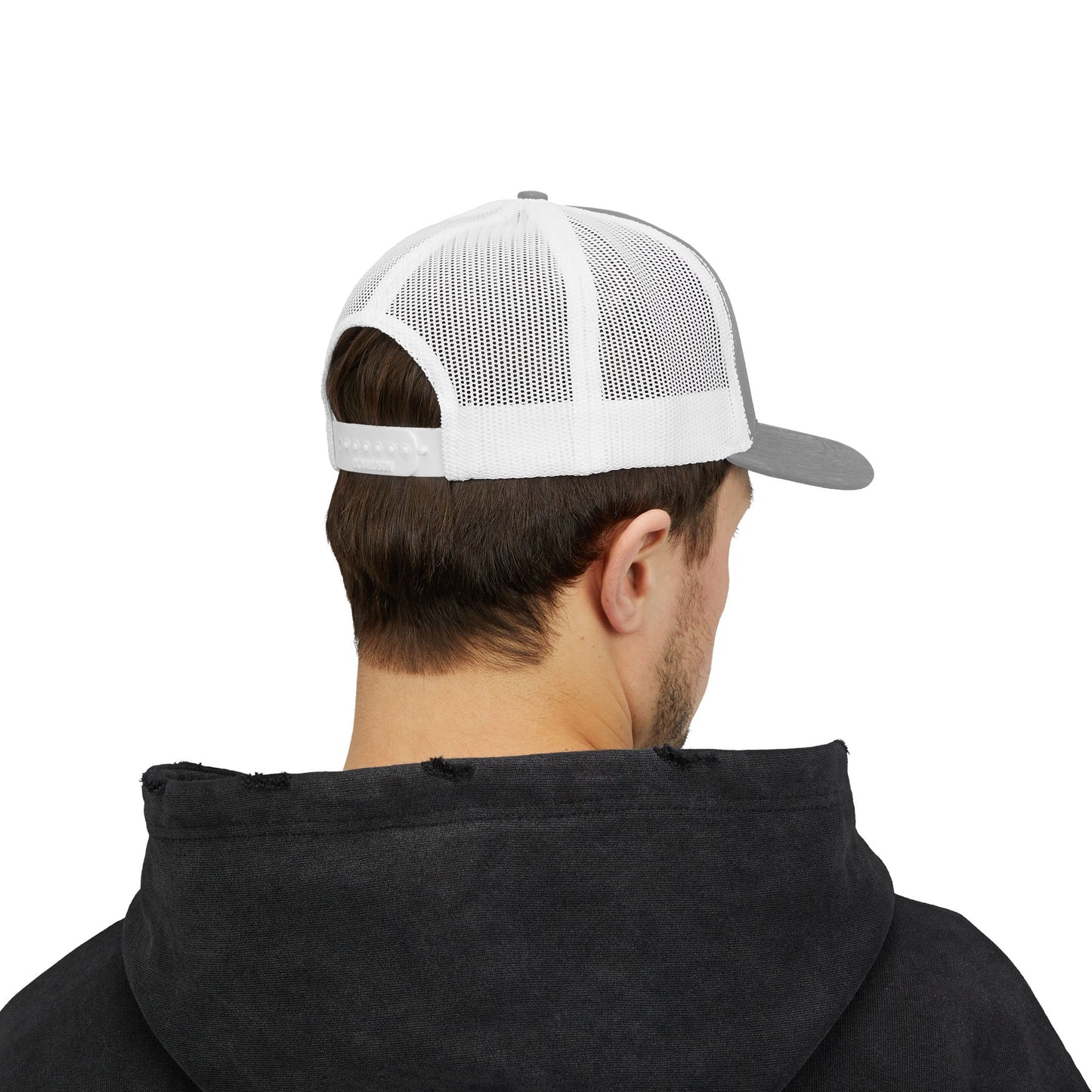 Gray & White Mesh Trucker Hat | OnlyDetailers Logo