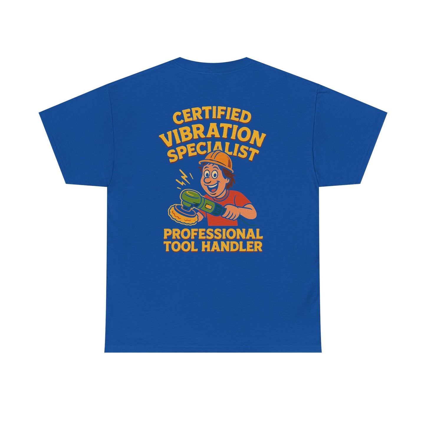 Certified Vibration Specialist Funny Work Shirt – Retro Adult Humor Tool Handler Tee
