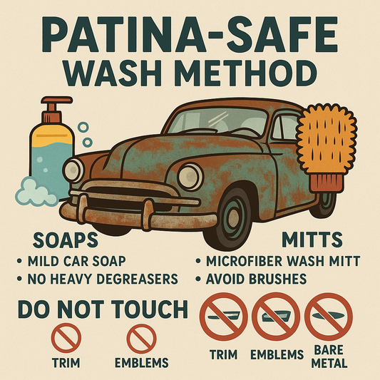 Patina-Safe Wash Method