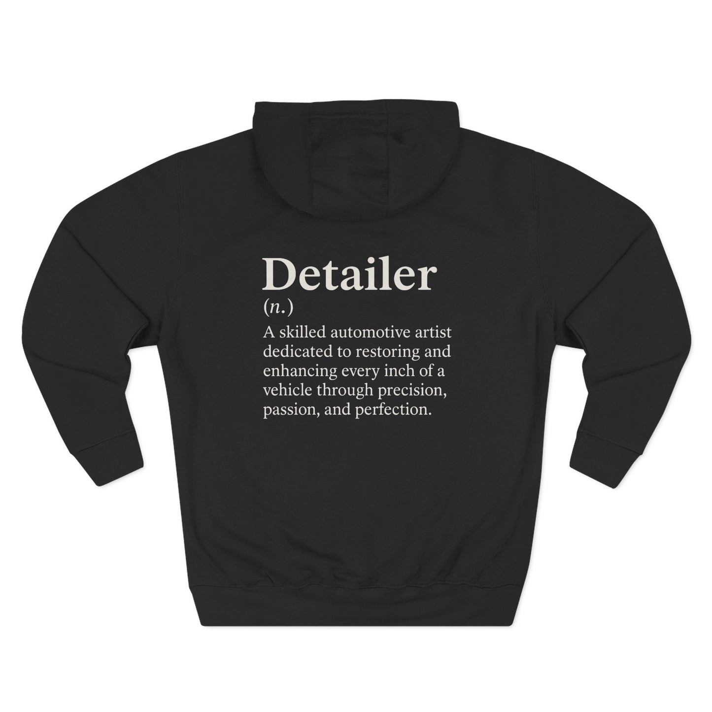 Detailer Definition Hoodie | Automotive Detailing Lifestyle Tee for Car Enthusiasts