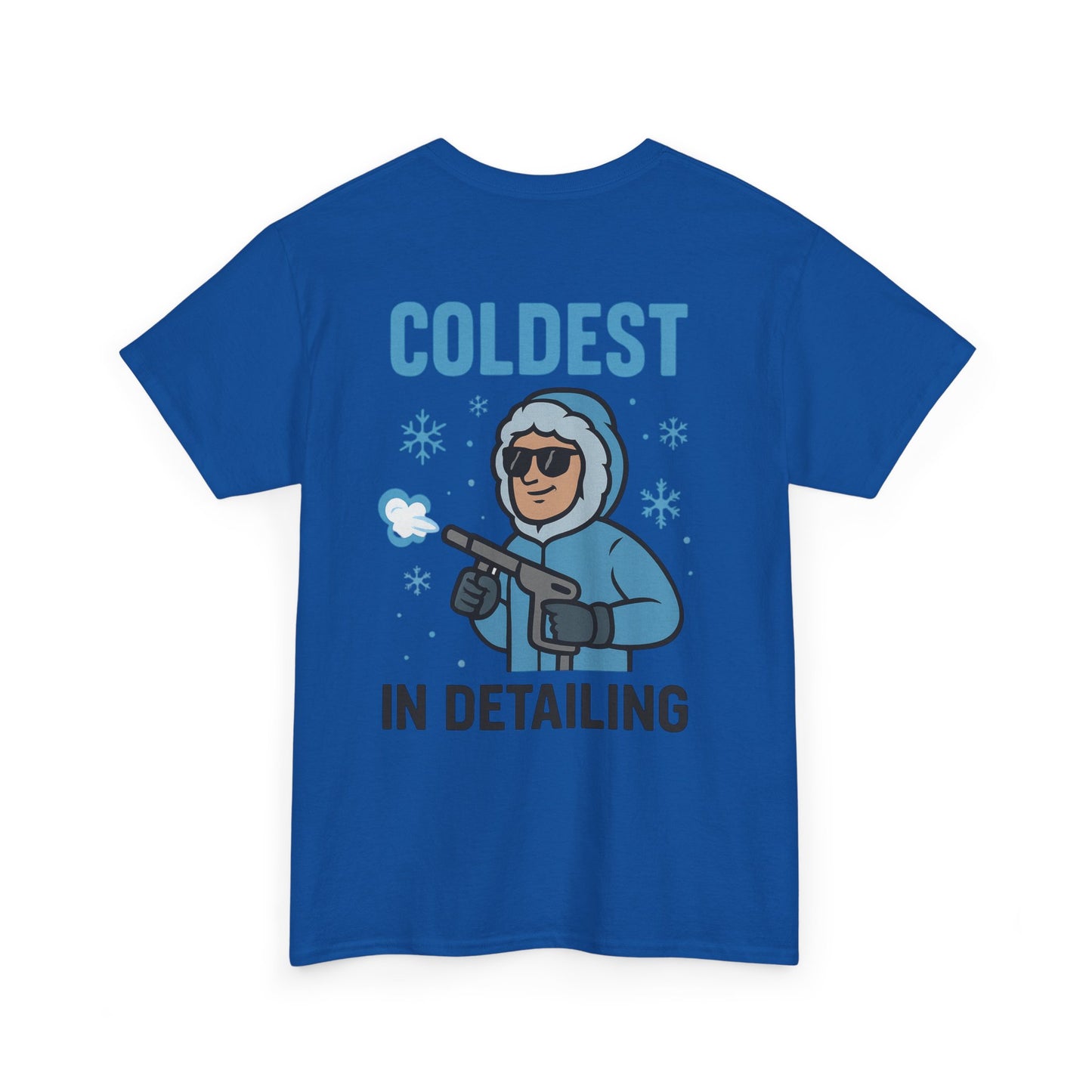 Coldest in Detailing – Funny Ice Dry Ice Blasting T-Shirt