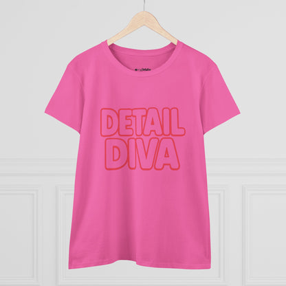 Detail Diva Women’s Car Detailing T-Shirt – Auto Detailing Apparel for Car Girls