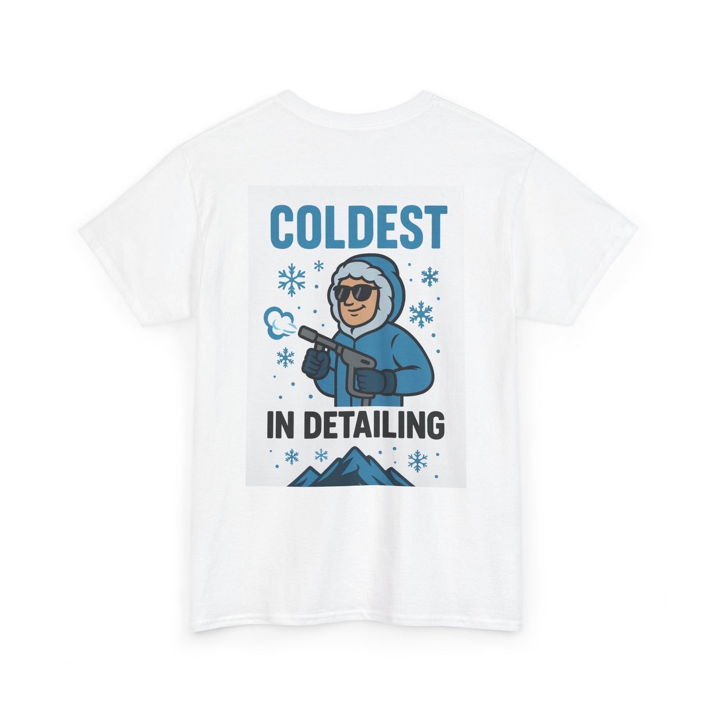 Coldest Job in Detailing Tee – Dry Ice Blasting Shirt for Car Care Pros