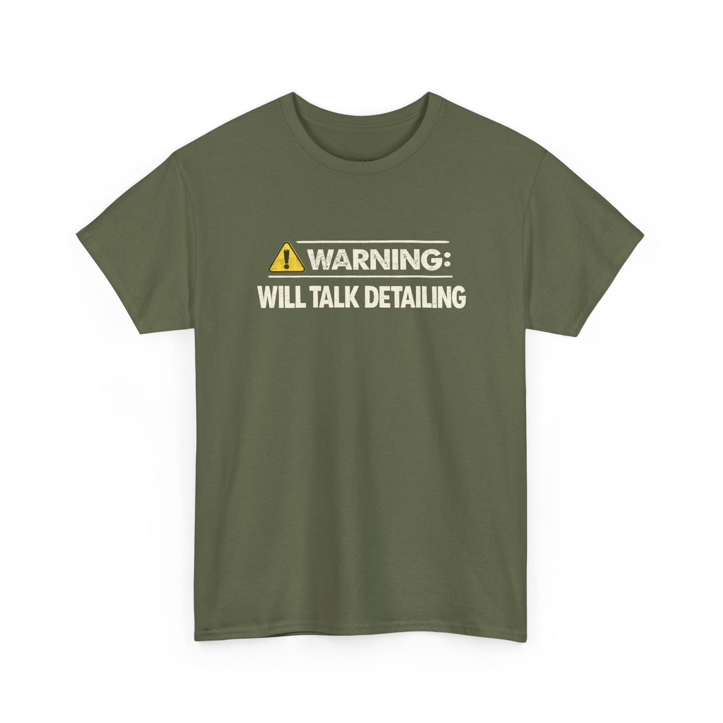 Warning Will Talk Detailing T-Shirt – Funny Gift for Car Detailers