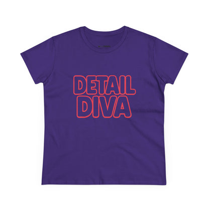 Detail Diva Women’s Car Detailing T-Shirt – Auto Detailing Apparel for Car Girls