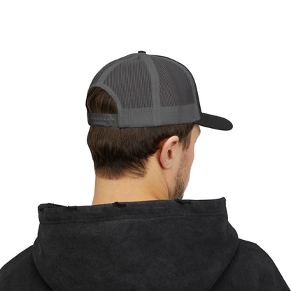 Gray & White Mesh Trucker Hat | OnlyDetailers Logo