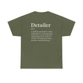 Detailer Definition T-Shirt | Automotive Detailing Lifestyle Tee for Car Enthusiasts