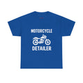 Motorcycle Detailer T-Shirt – Bike Cleaning & Polishing Crew Tee