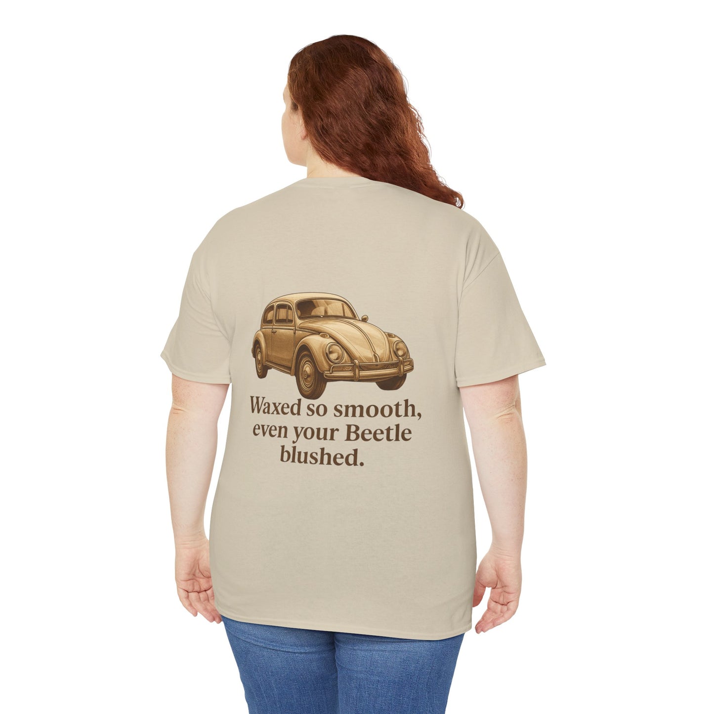 Waxed So Smooth Beetle Shirt – Funny VW Bug T-Shirt – Classic Car Humor Tee