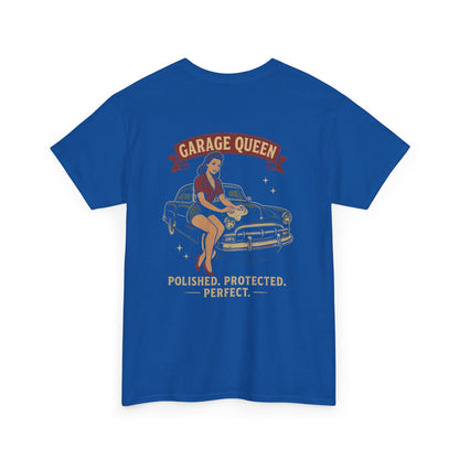 Garage Queen Vintage Pinup Car Detailing Tee