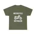 Motorcycle Detailer T-Shirt – Bike Cleaning & Polishing Crew Tee