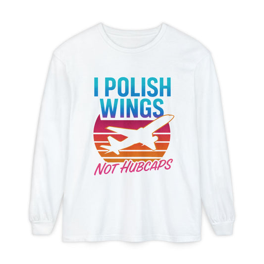 I Polish Wings Not Hubcaps Hoodie – Funny Airplane Detailing Aviation Pullover
