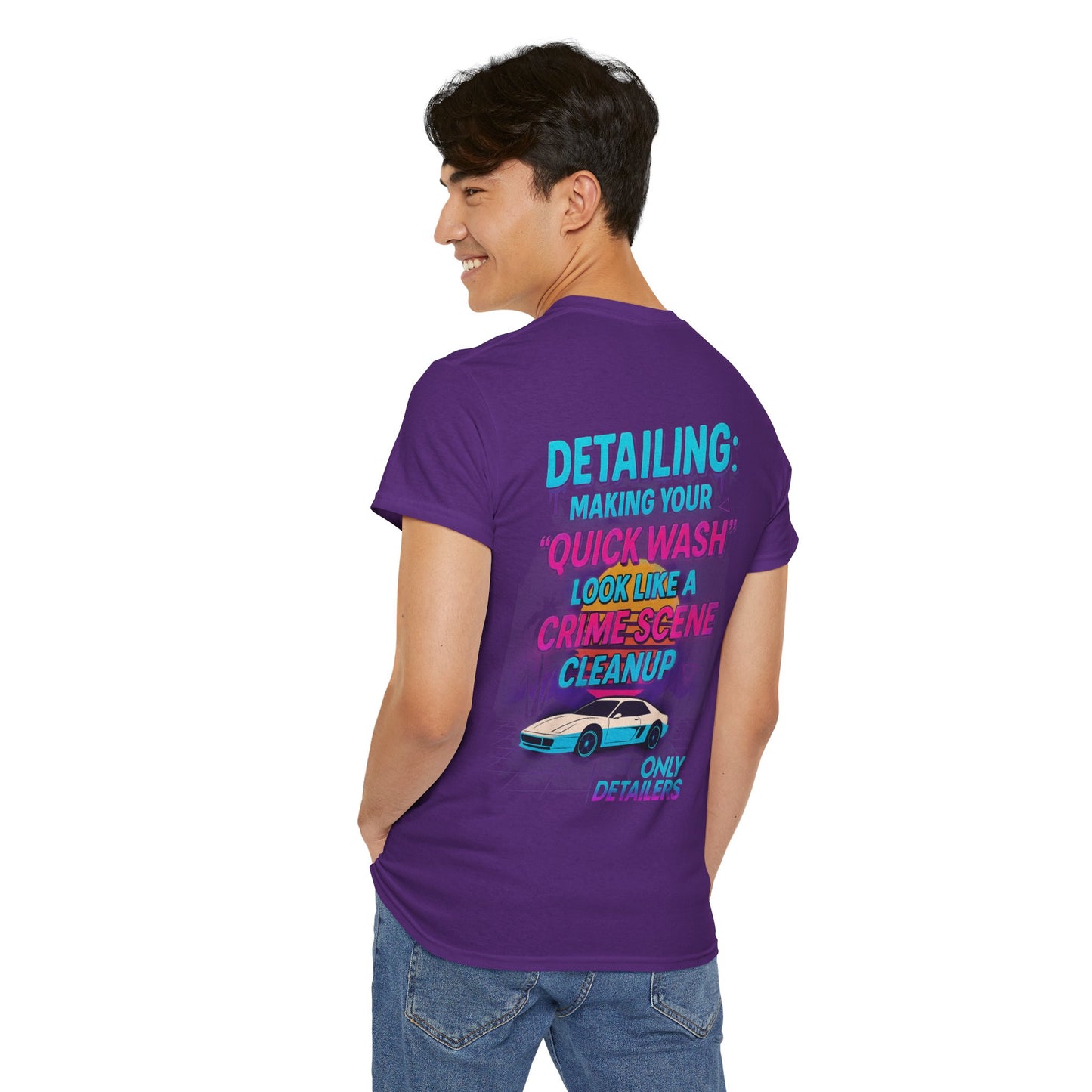 Auto Detailing Humor Shirt – Car Wash Crime Scene Cleanup Funny Car Enthusiast Tee