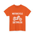 Motorcycle Detailer T-Shirt – Bike Cleaning & Polishing Crew Tee