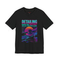 Retro Car Detailing T-Shirt | Funny Quick Wash Crime Scene Cleanup Tee