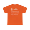 Detailer Definition T-Shirt | Automotive Detailing Lifestyle Tee for Car Enthusiasts