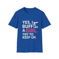 Yes I Buff Like a Girl T-Shirt – Funny Car Detailing Shirt for Women