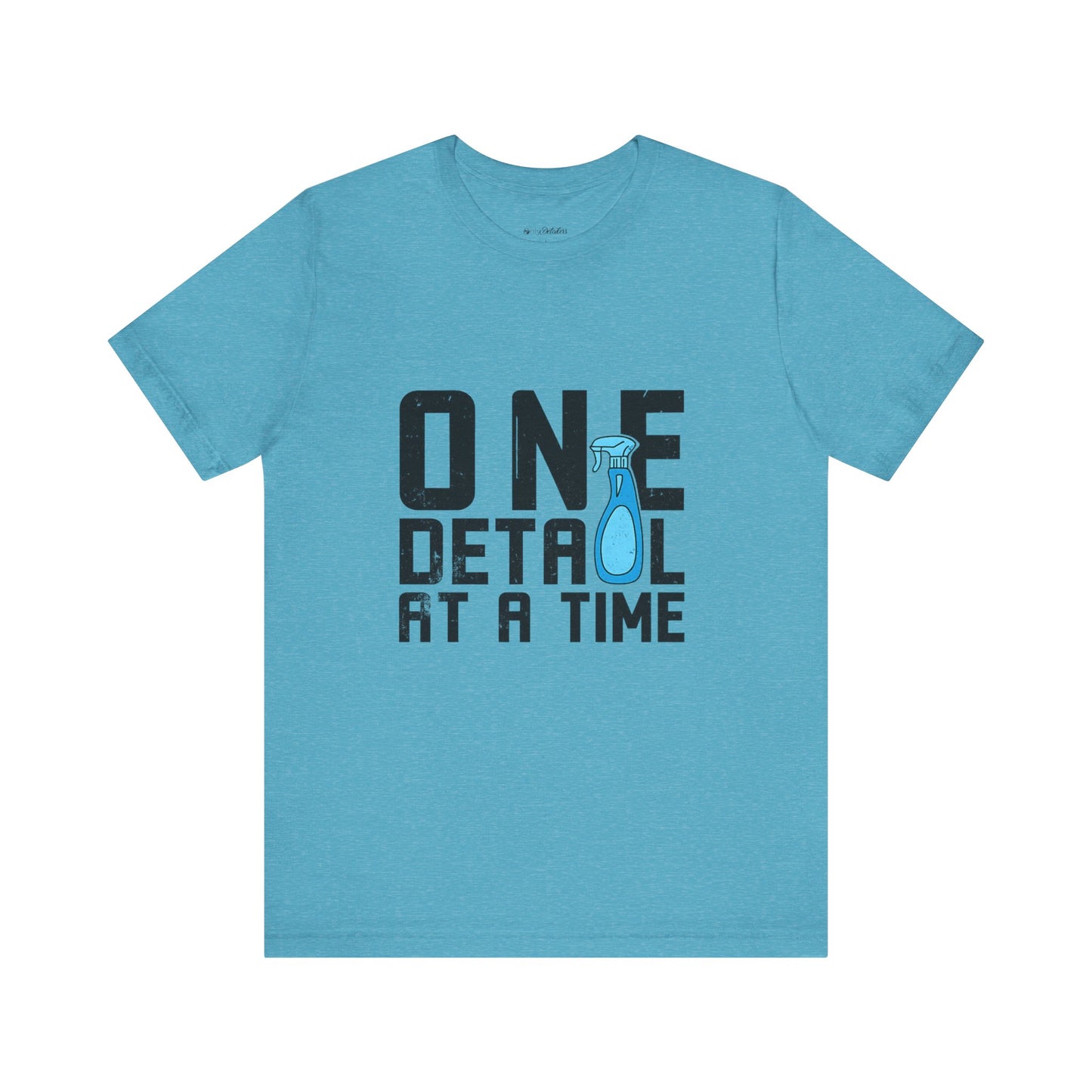 One Detail at a Time T-Shirt | Funny Car Detailer Gift | Auto Detailing Shirt for Car Wash & Clean Freaks