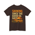 “Vintage Car Lover Shirt – Classic 70s Muscle Car Graphic Tee – Nostalgic ‘Good Ol’ Days’ Retro Auto Enthusiast Gift”