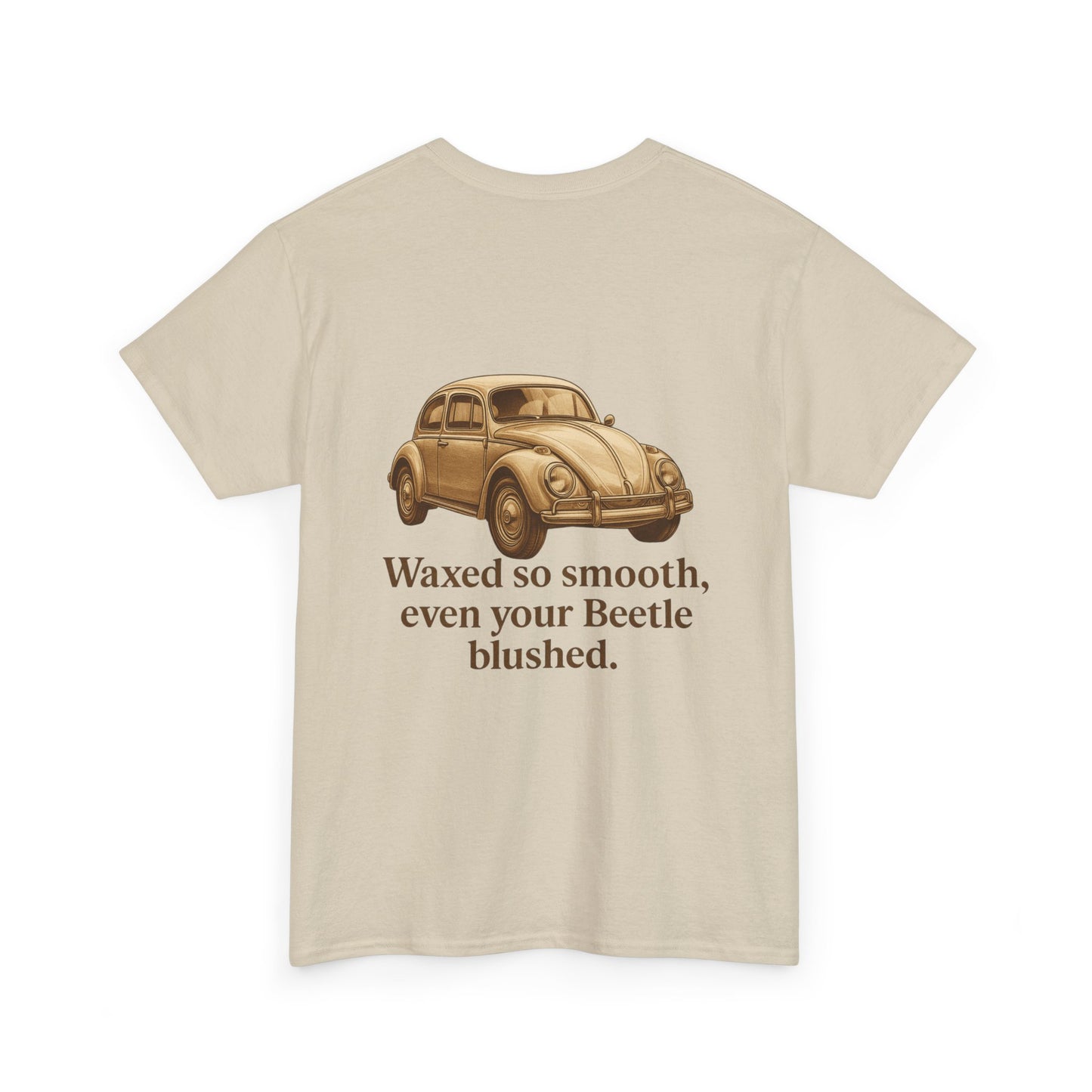 Waxed So Smooth Beetle Shirt – Funny VW Bug T-Shirt – Classic Car Humor Tee