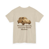 Waxed So Smooth Beetle Shirt – Funny VW Bug T-Shirt – Classic Car Humor Tee