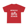 Motorcycle Detailer T-Shirt – Bike Cleaning & Polishing Crew Tee