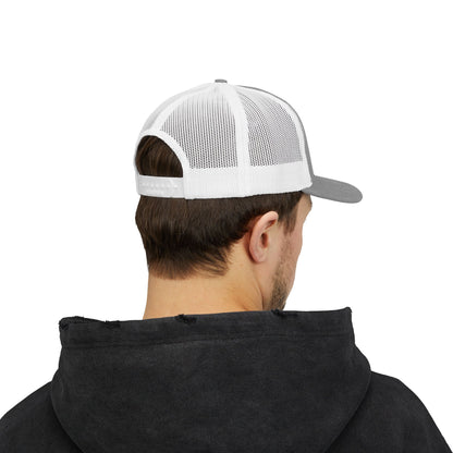 Gray & White Mesh Trucker Hat | OnlyDetailers Logo