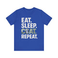 EAT SLEEP COAT REPEAT T-Shirt – Ceramic Coating Detailing Lifestyle Tee for Car Enthusiasts