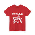 Motorcycle Detailer T-Shirt – Bike Cleaning & Polishing Crew Tee