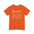 Detailer Definition T-Shirt | Automotive Detailing Lifestyle Tee for Car Enthusiasts