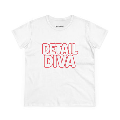 Detail Diva Women’s Car Detailing T-Shirt – Auto Detailing Apparel for Car Girls