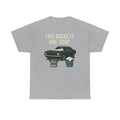 Two Buckets One Soap Muscle Car Detailing T-Shirt – Funny Car Wash Tee for Auto Enthusiasts