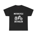 Motorcycle Detailer T-Shirt – Bike Cleaning & Polishing Crew Tee