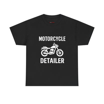 Motorcycle Detailer T-Shirt – Bike Cleaning & Polishing Crew Tee