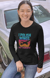 I Polish Wings Not Hubcaps Hoodie – Funny Airplane Detailing Aviation Pullover