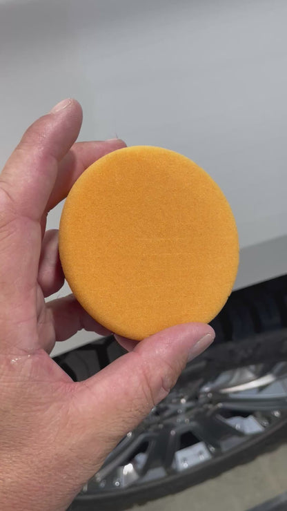3" Gold Foam Polishing Pad | Velcro Back | Pad King